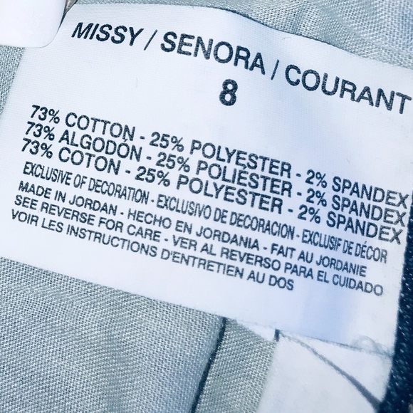 Vintage America Blue Denim Shorts. Like New! SZ 8 - Picture 6 of 7